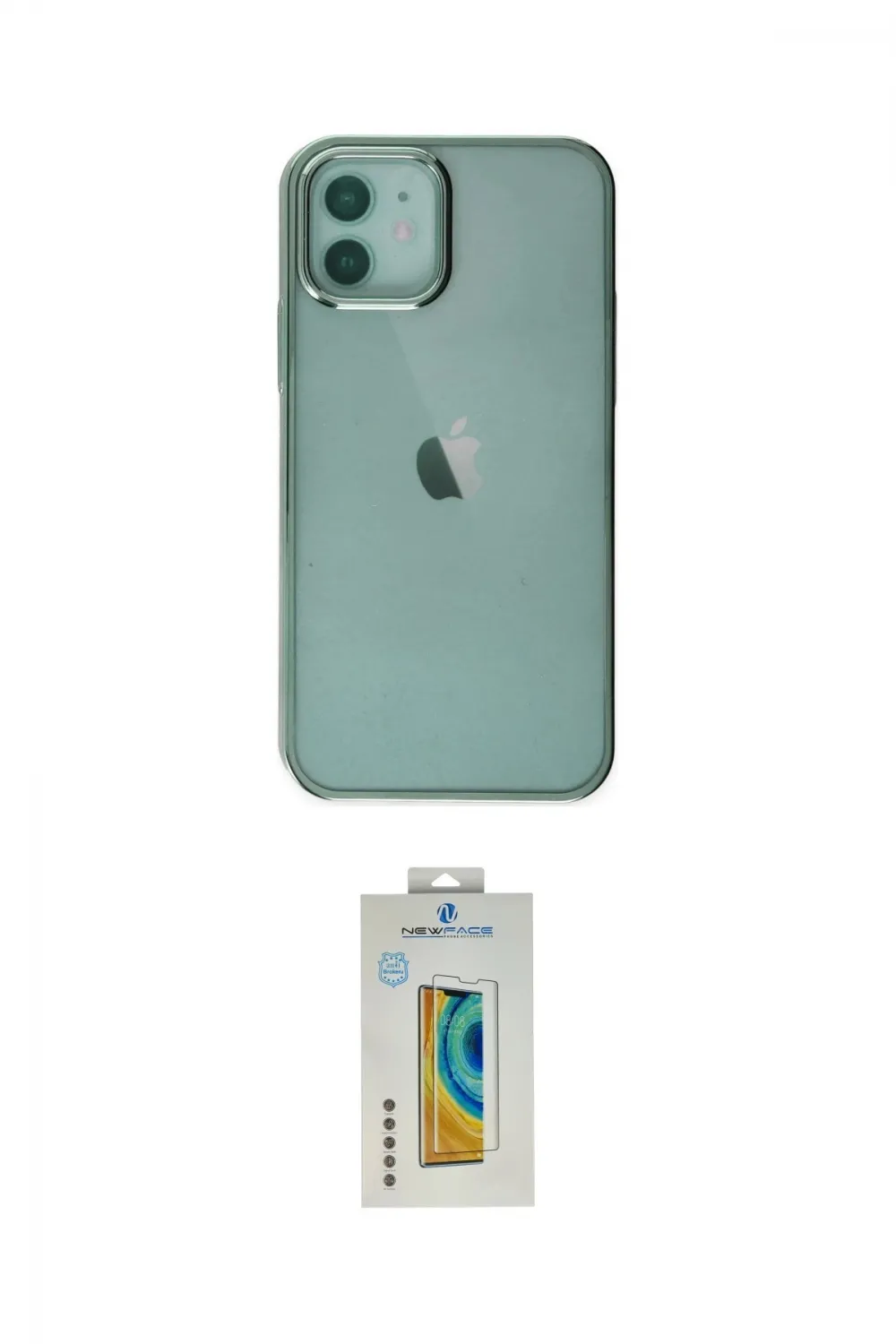 ieg™ iPhone 12 Kılıf Doruk Doku Prime - Siyah Polymer Nano Ekran Koruyucu