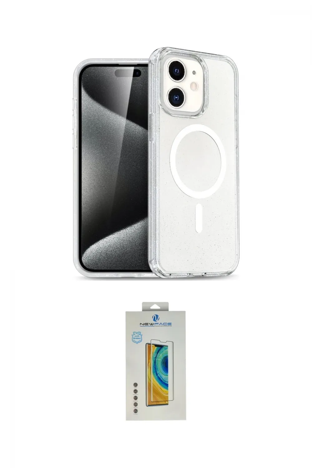 ieg™ iPhone 12 Kılıf Nova Asil Prime - Siyah Polymer Nano Ekran Koruyucu