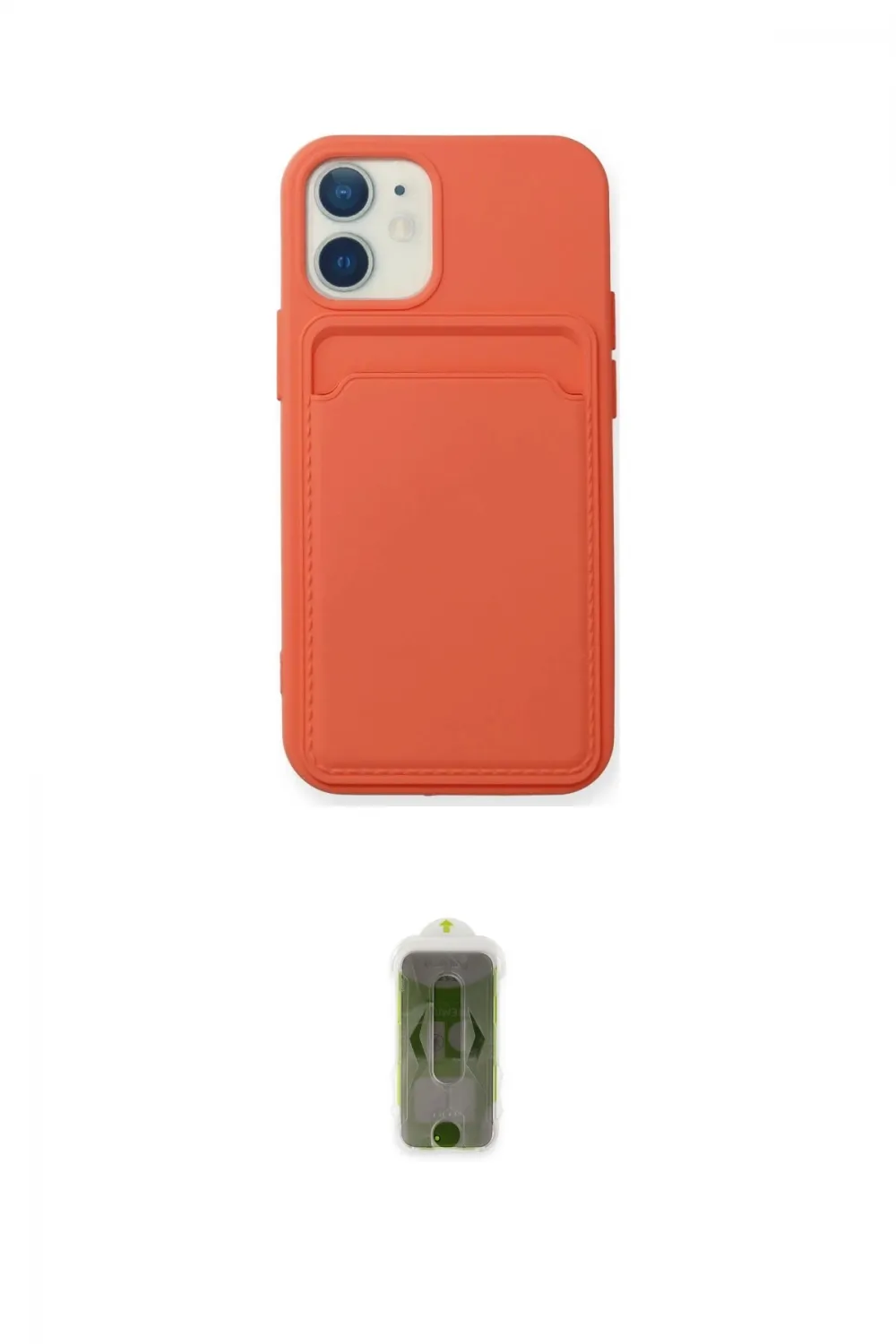ieg™ iPhone 12 Kılıf Vadi Çizgi Prime - Siyah Joko Magic 5D Hayalet Cam