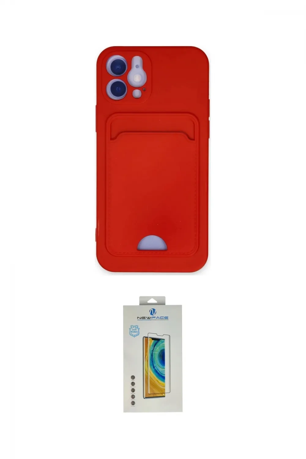 ieg™ iPhone 12 Kılıf Vadi Çizgi Prime - Siyah Polymer Nano Ekran Koruyucu