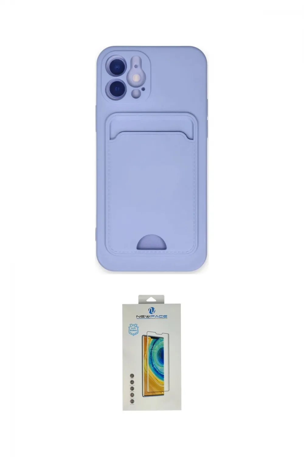 ieg™ iPhone 12 Kılıf Vadi Çizgi Prime - Siyah Polymer Nano Ekran Koruyucu