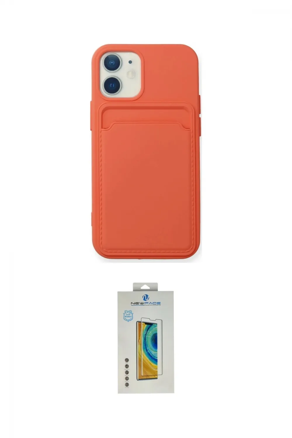 ieg™ iPhone 12 Kılıf Vadi Çizgi Prime - Siyah Polymer Nano Ekran Koruyucu