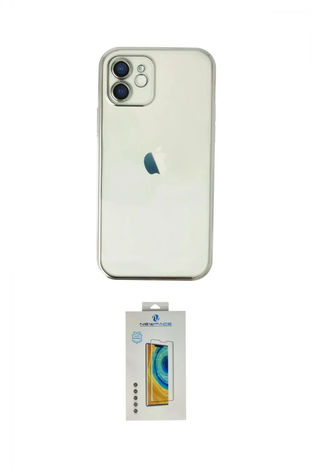 ieg™ iPhone 12 Kılıf Vadi Minimal - Siyah Polymer Nano Ekran Koruyucu