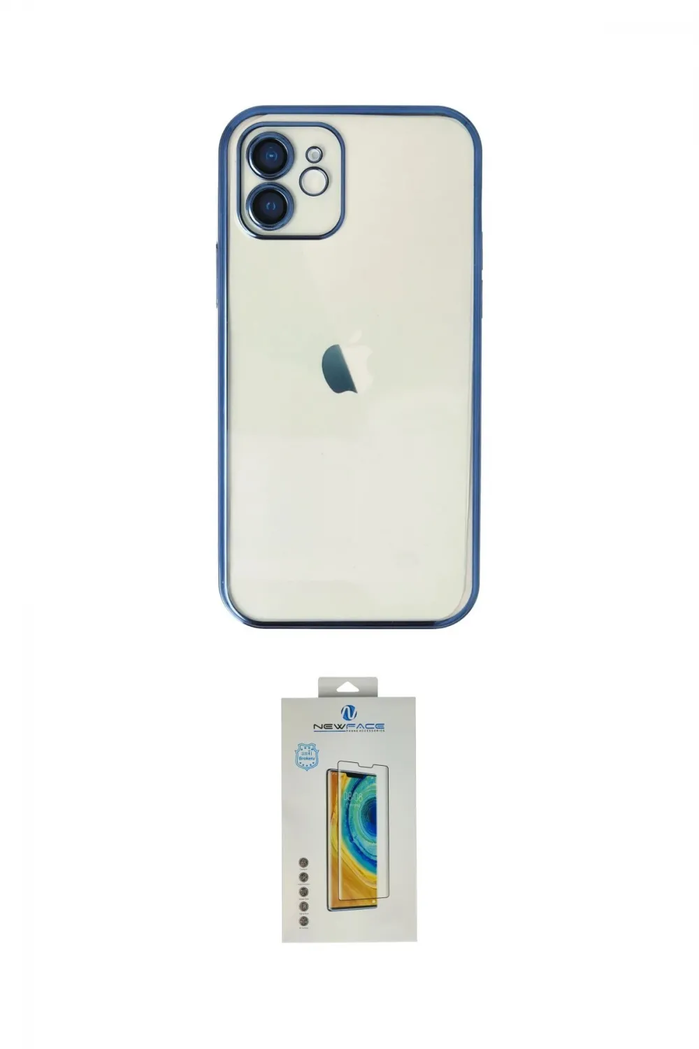 ieg™ iPhone 12 Kılıf Vadi Minimal - Siyah Polymer Nano Ekran Koruyucu