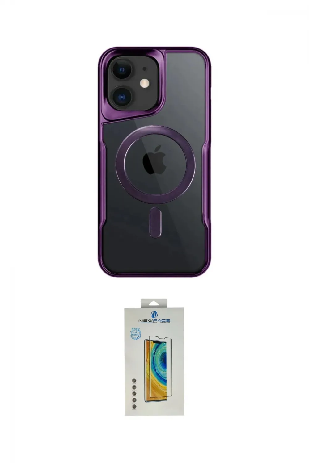 ieg™ iPhone 12 Kılıf Yadigar Klasik Özel Seri - Siyah Polymer Nano Ekran Koruyucu