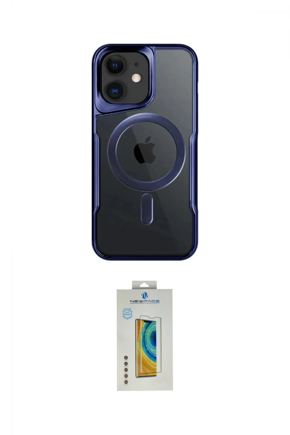 ieg™ iPhone 12 Kılıf Yadigar Klasik Özel Seri - Siyah Polymer Nano Ekran Koruyucu