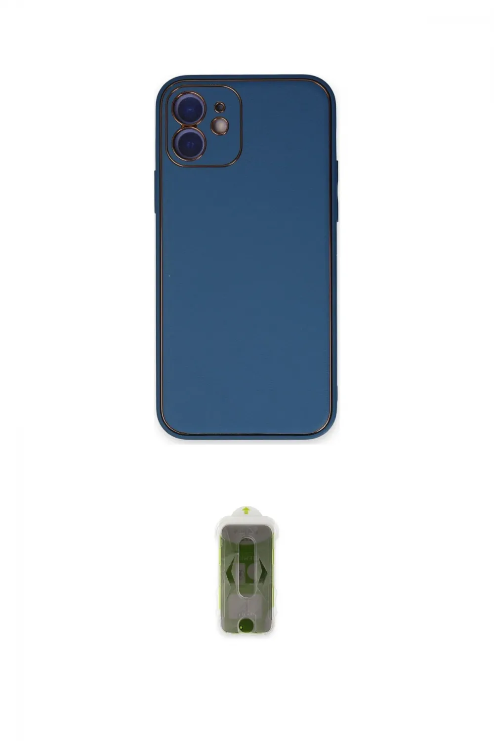 ieg™ iPhone 12 Kılıf Yadigar Klasik - Siyah Joko Magic 5D Hayalet Cam