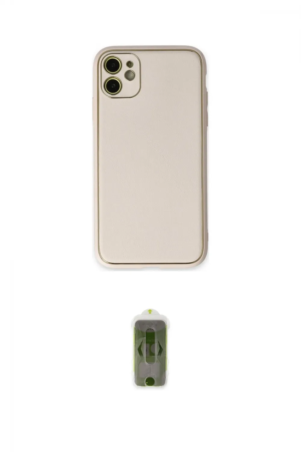 ieg™ iPhone 12 Kılıf Yadigar Klasik - Siyah Joko Magic 5D Hayalet Cam