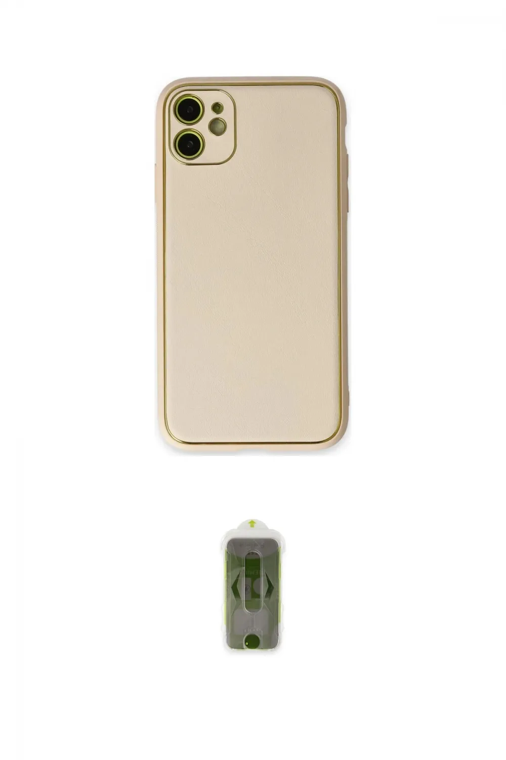 ieg™ iPhone 12 Kılıf Yadigar Klasik - Siyah Joko Magic 5D Hayalet Cam