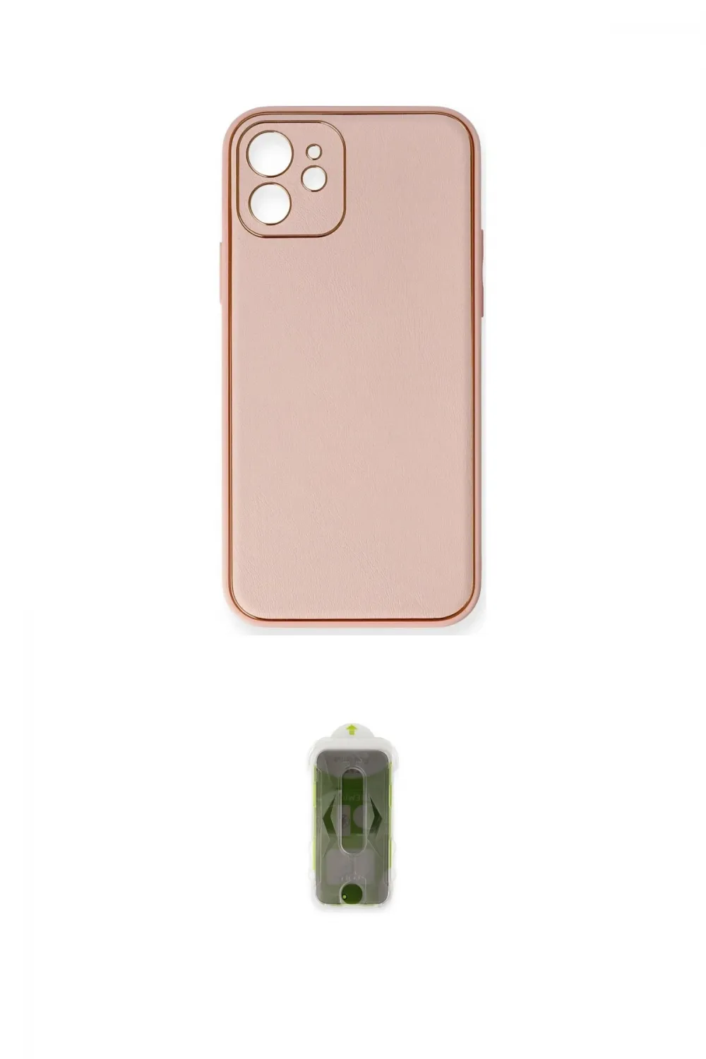ieg™ iPhone 12 Kılıf Yadigar Klasik - Siyah Joko Magic 5D Hayalet Cam