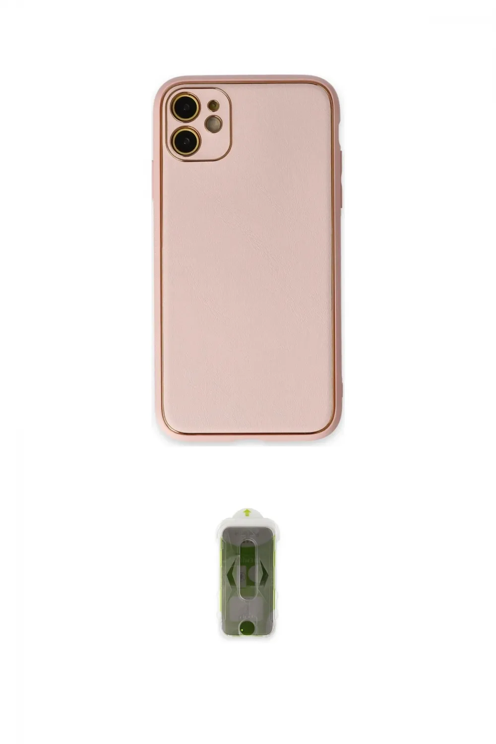 ieg™ iPhone 12 Kılıf Yadigar Klasik - Siyah Joko Magic 5D Hayalet Cam