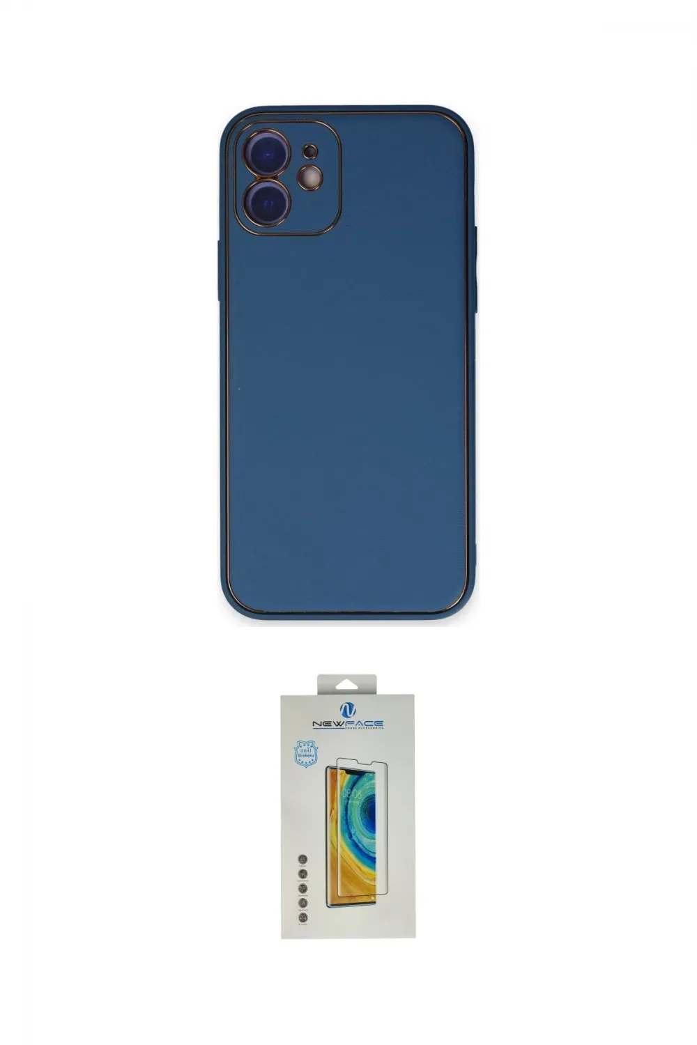 ieg™ iPhone 12 Kılıf Yadigar Klasik - Siyah Polymer Nano Ekran Koruyucu