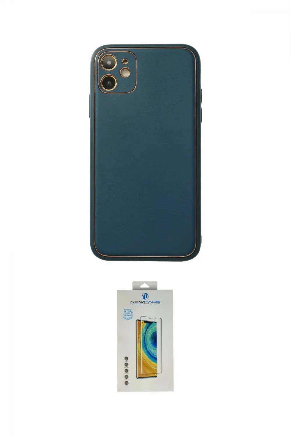 ieg™ iPhone 12 Kılıf Yadigar Klasik - Siyah Polymer Nano Ekran Koruyucu