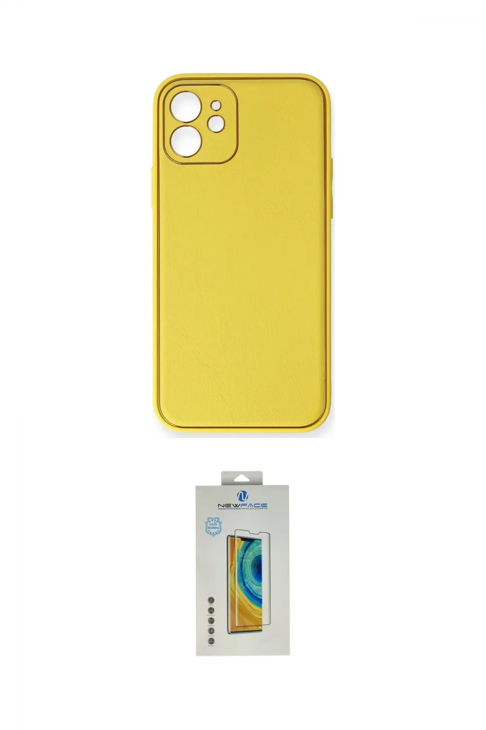 ieg™ iPhone 12 Kılıf Yadigar Klasik - Siyah Polymer Nano Ekran Koruyucu