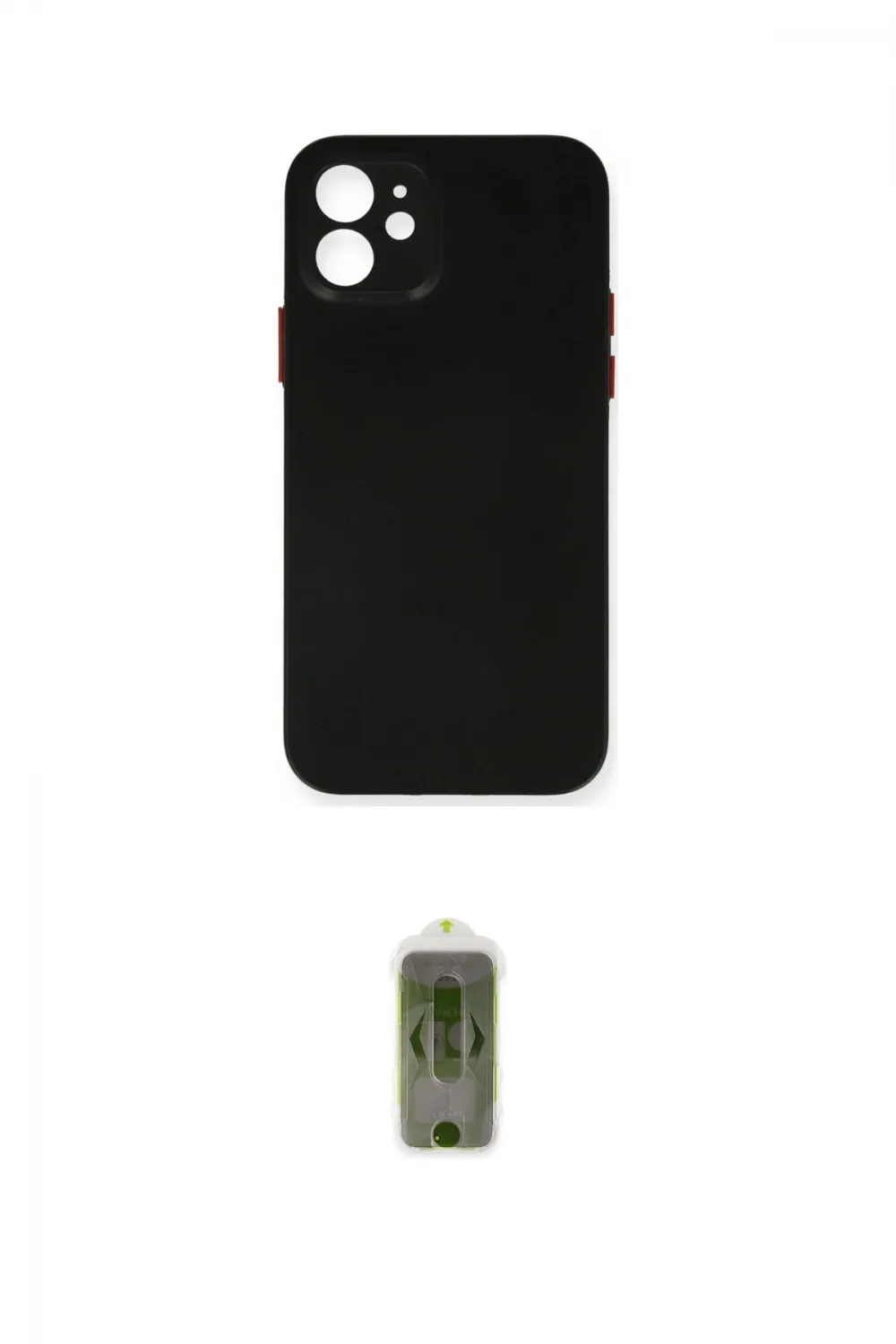 ieg™ iPhone 12 Kılıf Yadigar Yansıma Serisi - Siyah Joko Magic 5D Hayalet Cam