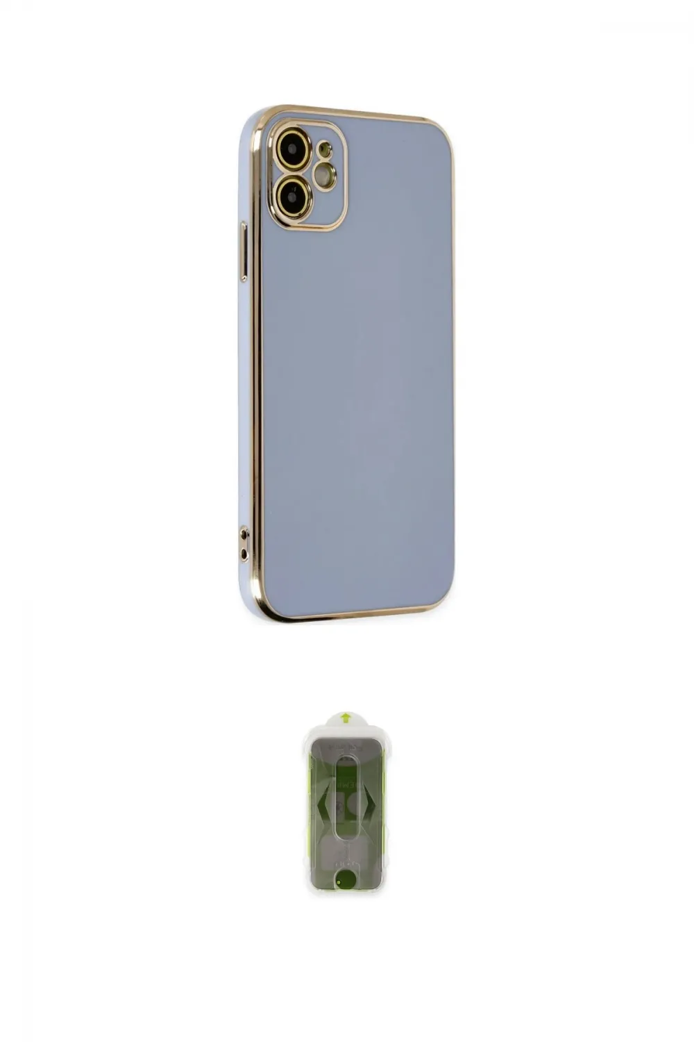 ieg™ iPhone 12 Kılıf Yankı Serisi - Siyah Joko Magic 5D Hayalet Cam
