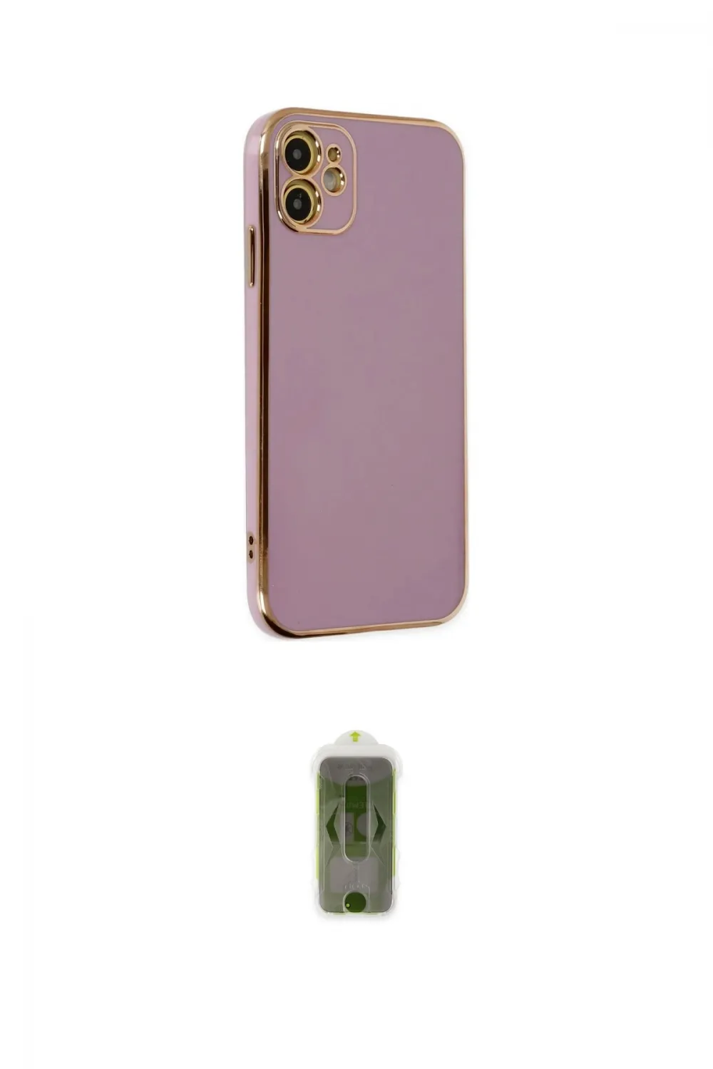 ieg™ iPhone 12 Kılıf Yankı Serisi - Siyah Joko Magic 5D Hayalet Cam