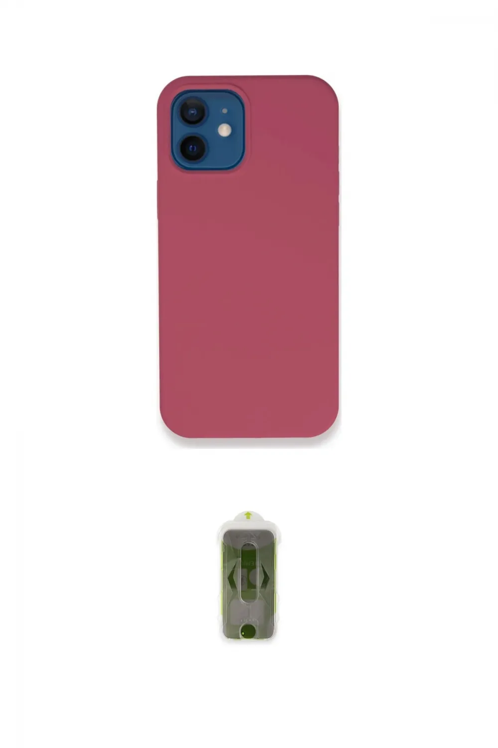ieg™ iPhone 12 Kılıf Zirve Modern Özel Seri - Siyah Joko Magic 5D Hayalet Cam