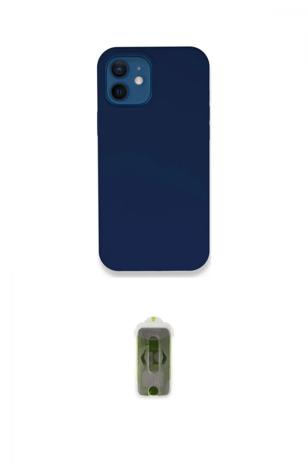 ieg™ iPhone 12 Kılıf Zirve Modern Özel Seri - Siyah Joko Magic 5D Hayalet Cam