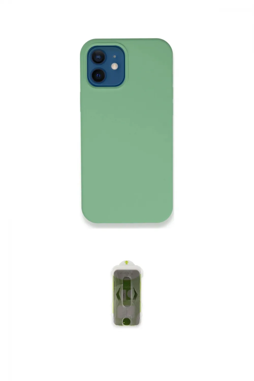 ieg™ iPhone 12 Kılıf Zirve Modern Özel Seri - Siyah Joko Magic 5D Hayalet Cam
