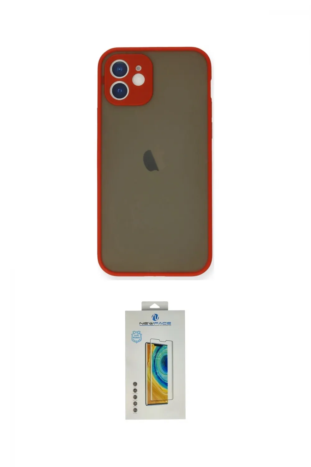 ieg™ iPhone 12 Mini Kılıf Ahenk Çizgi Serisi - Siyah Polymer Nano Ekran Koruyucu