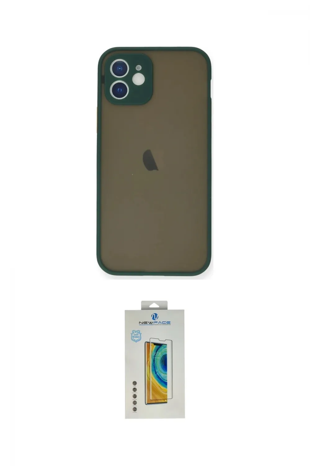 ieg™ iPhone 12 Mini Kılıf Ahenk Çizgi Serisi - Siyah Polymer Nano Ekran Koruyucu