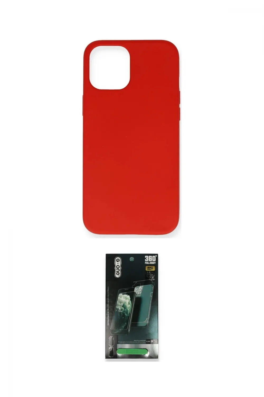 ieg™ iPhone 12 Mini Kılıf Ahenk Serisi - Şeffaf 360 Full Body Arka Koruyucu