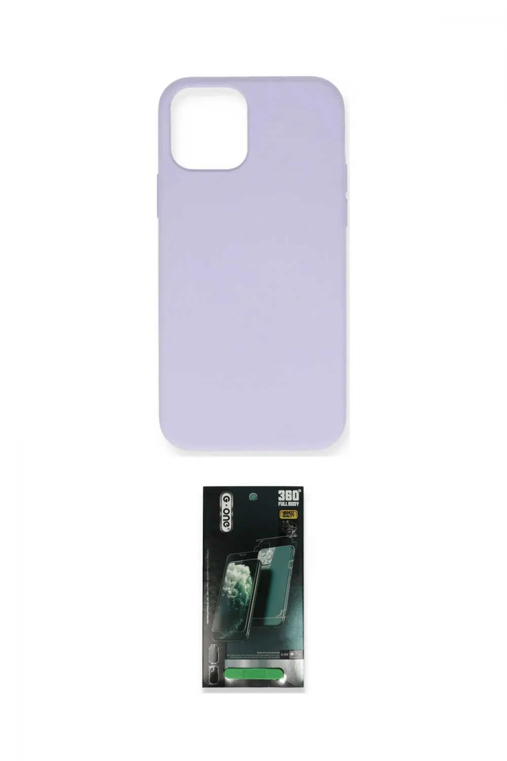 ieg™ iPhone 12 Mini Kılıf Ahenk Serisi - Şeffaf 360 Full Body Arka Koruyucu