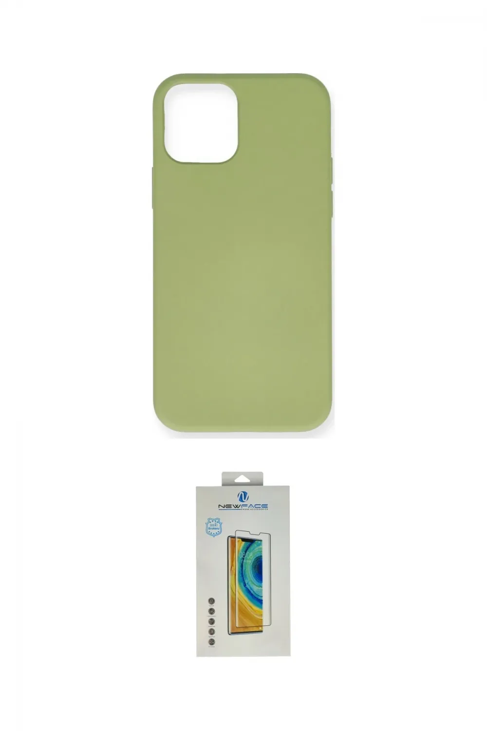 ieg™ iPhone 12 Mini Kılıf Ahenk Serisi - Siyah Polymer Nano Ekran Koruyucu