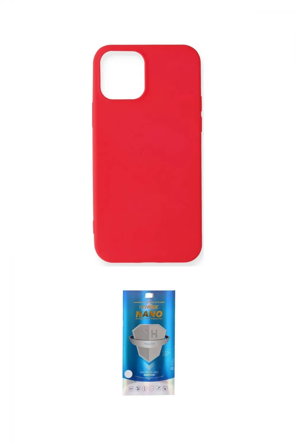 ieg™ iPhone 12 Mini Kılıf Kozmos Yansıma Özel Seri - Şeffaf Royal Nano Ekran Koruyucu