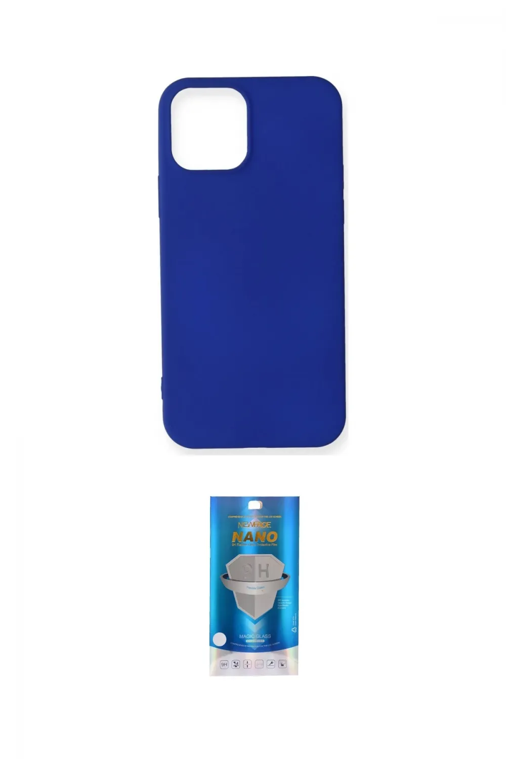 ieg™ iPhone 12 Mini Kılıf Kozmos Yansıma Özel Seri - Şeffaf Royal Nano Ekran Koruyucu