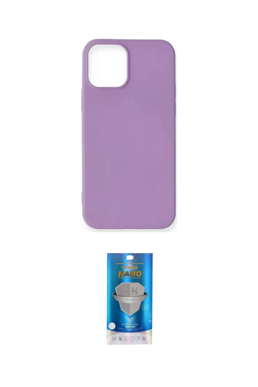 ieg™ iPhone 12 Mini Kılıf Kozmos Yansıma Özel Seri - Şeffaf Royal Nano Ekran Koruyucu