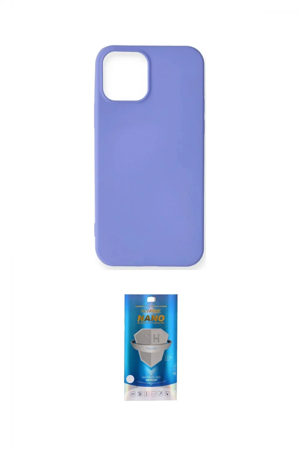 ieg™ iPhone 12 Mini Kılıf Kozmos Yansıma Özel Seri - Şeffaf Royal Nano Ekran Koruyucu