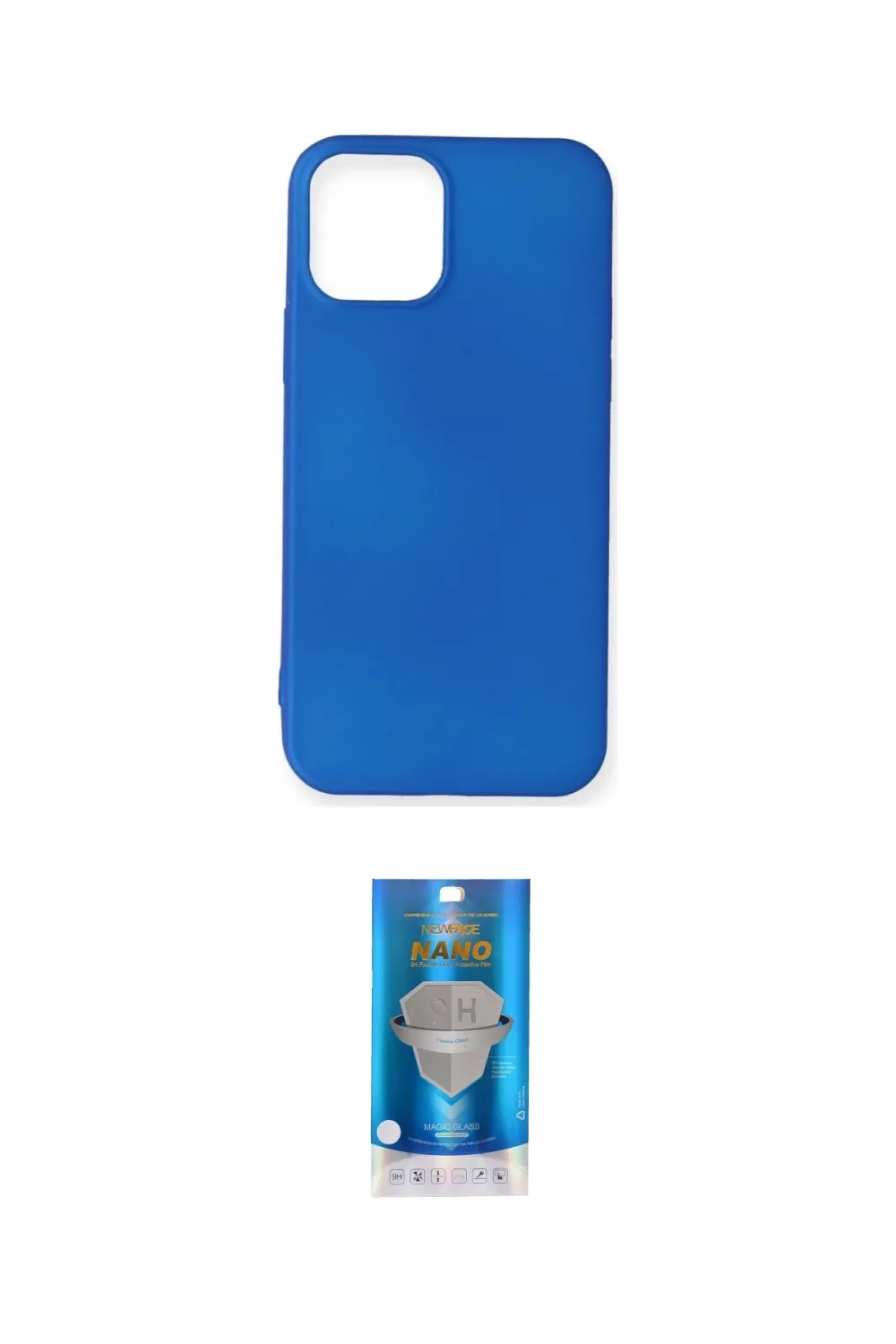 ieg™ iPhone 12 Mini Kılıf Kozmos Yansıma Özel Seri - Şeffaf Royal Nano Ekran Koruyucu