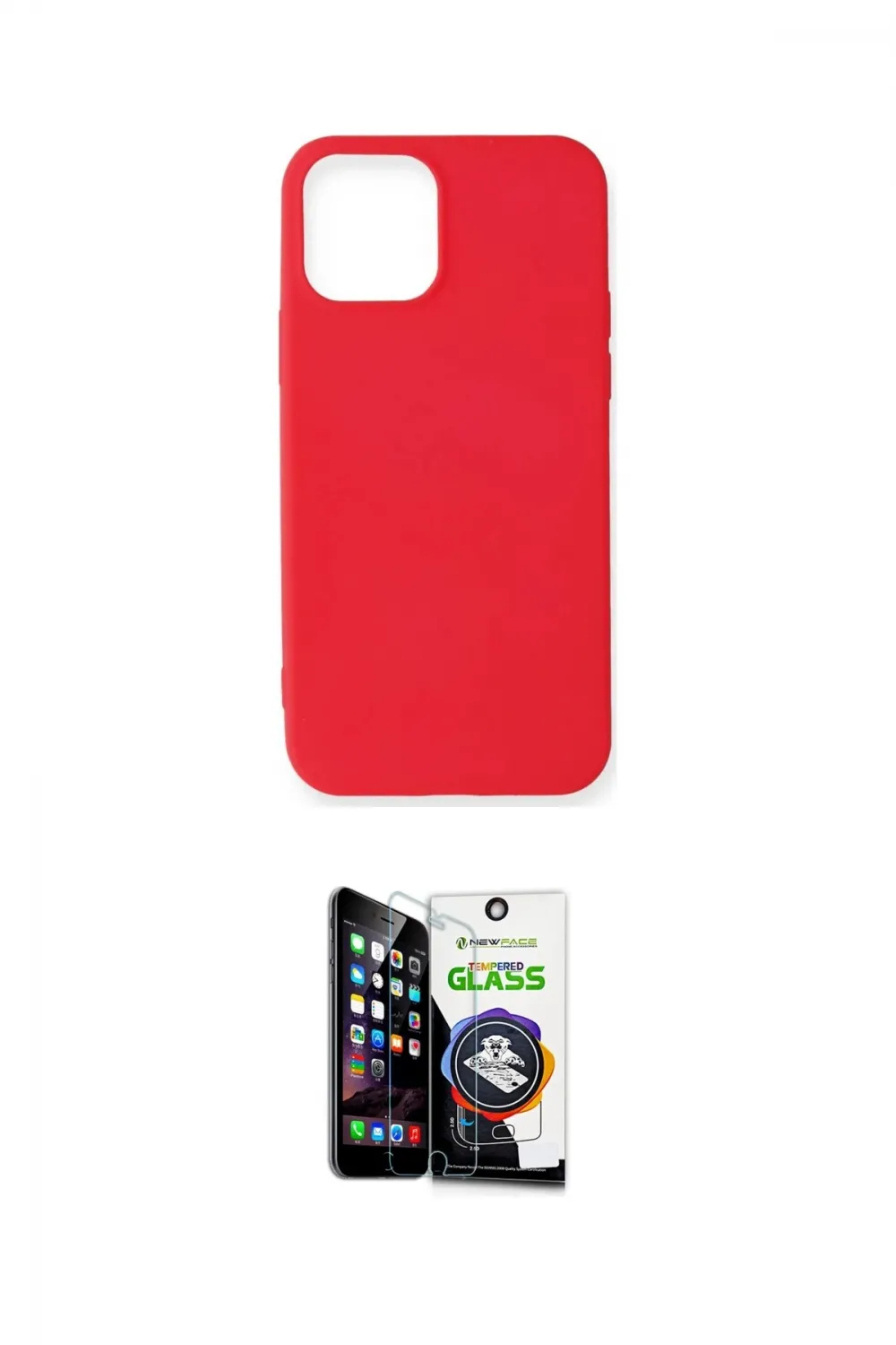 ieg™ iPhone 12 Mini Kılıf Kozmos Yansıma Özel Seri - Şeffaf Temperli Cam Ekran Koruyucu