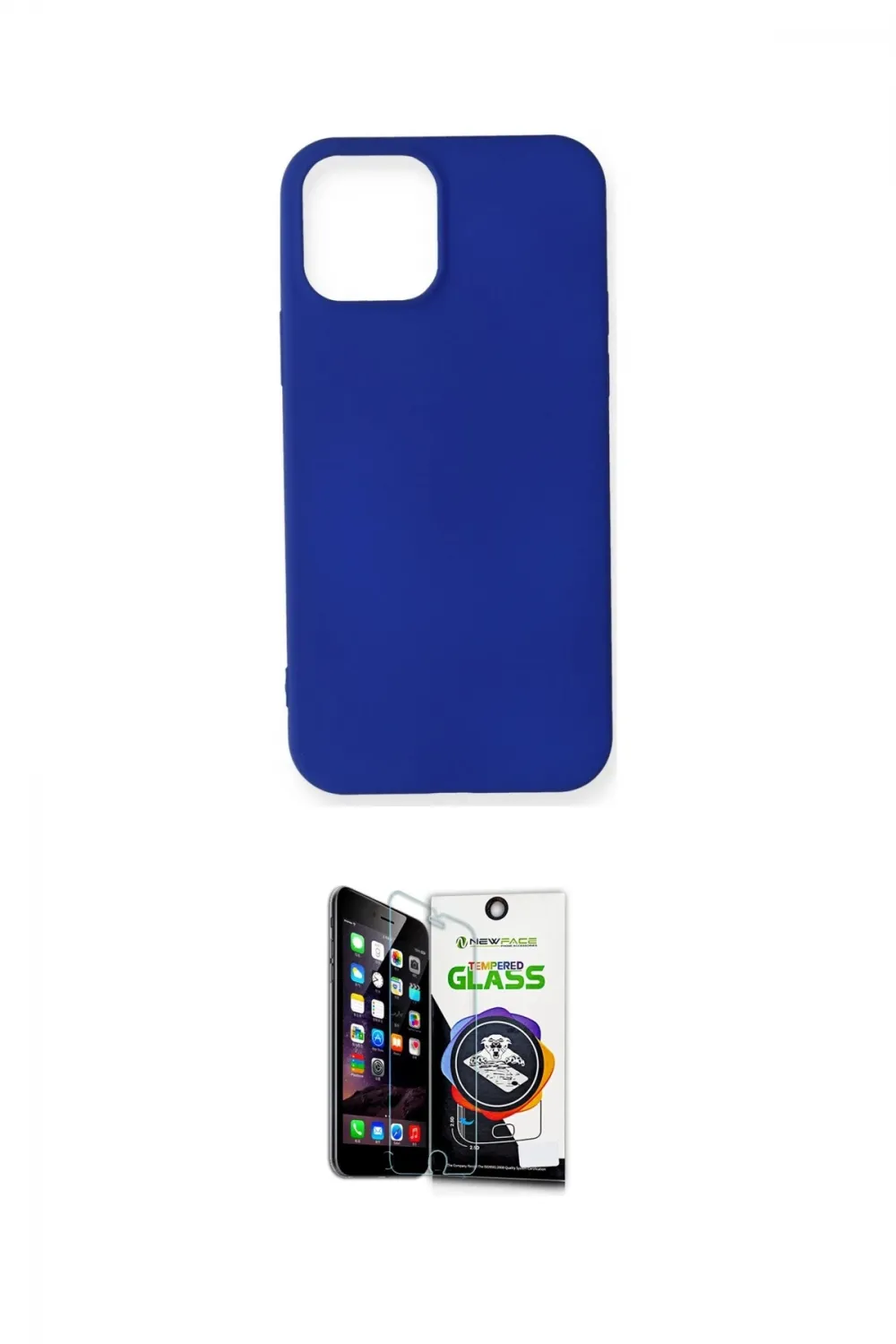 ieg™ iPhone 12 Mini Kılıf Kozmos Yansıma Özel Seri - Şeffaf Temperli Cam Ekran Koruyucu