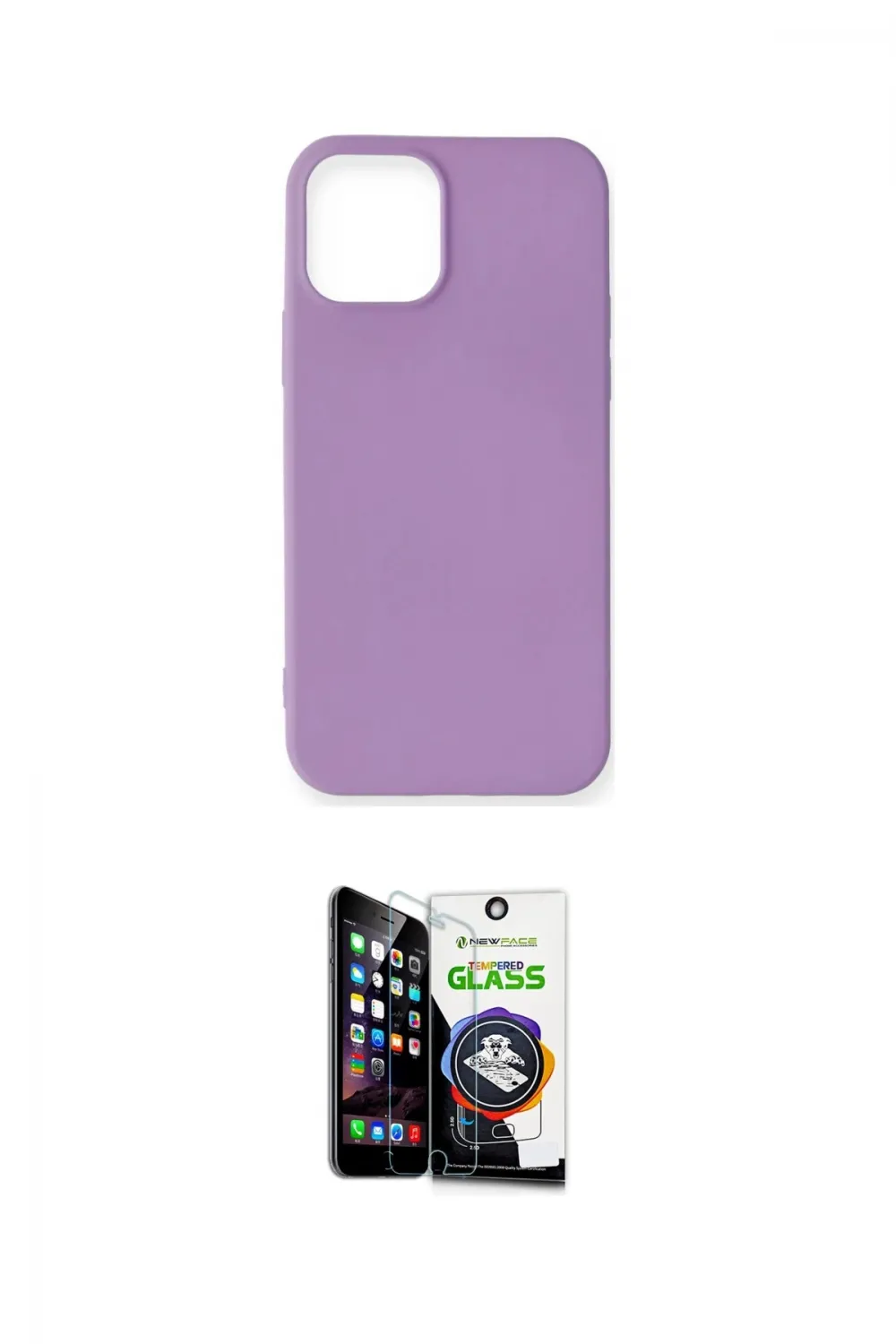 ieg™ iPhone 12 Mini Kılıf Kozmos Yansıma Özel Seri - Şeffaf Temperli Cam Ekran Koruyucu