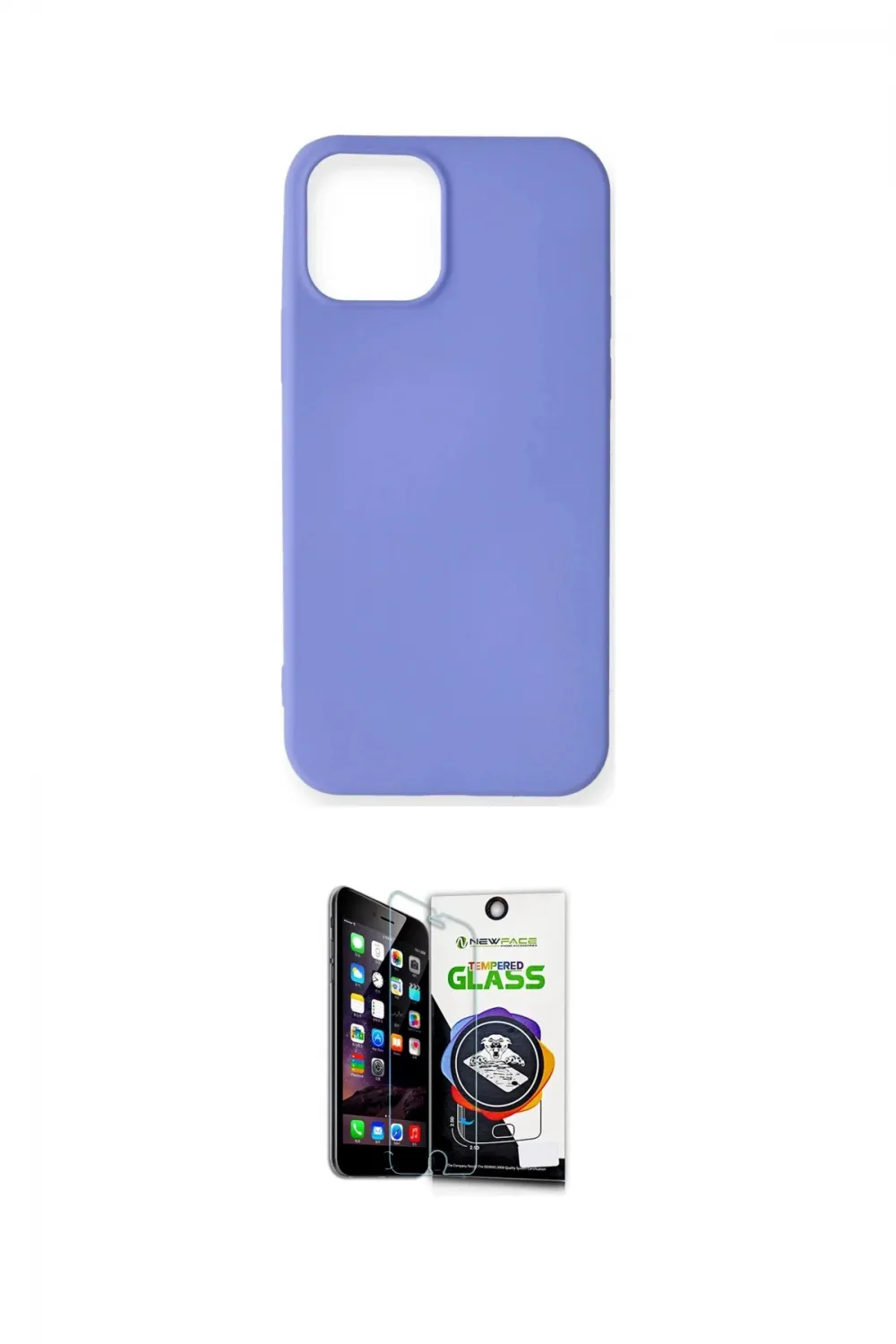 ieg™ iPhone 12 Mini Kılıf Kozmos Yansıma Özel Seri - Şeffaf Temperli Cam Ekran Koruyucu