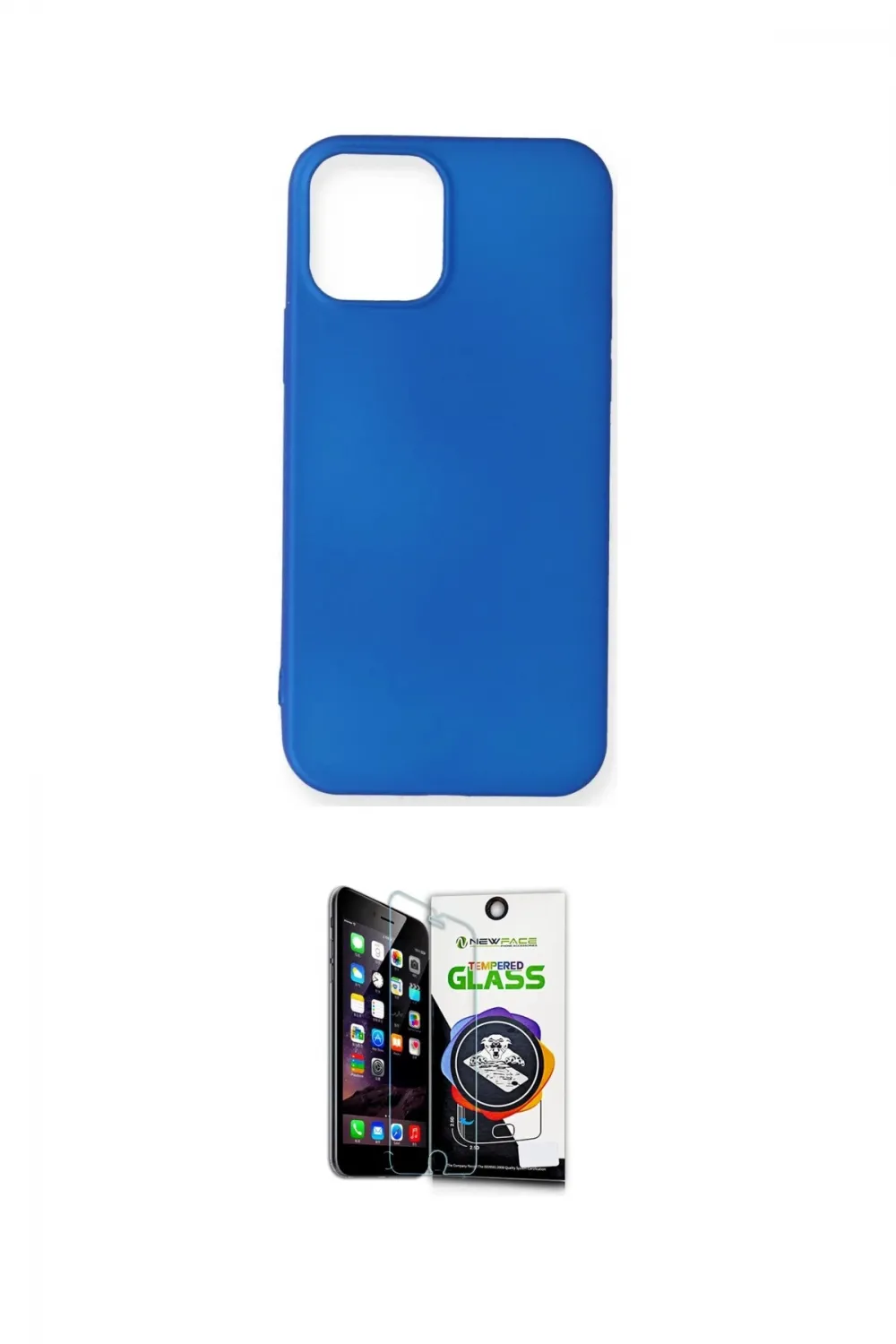 ieg™ iPhone 12 Mini Kılıf Kozmos Yansıma Özel Seri - Şeffaf Temperli Cam Ekran Koruyucu