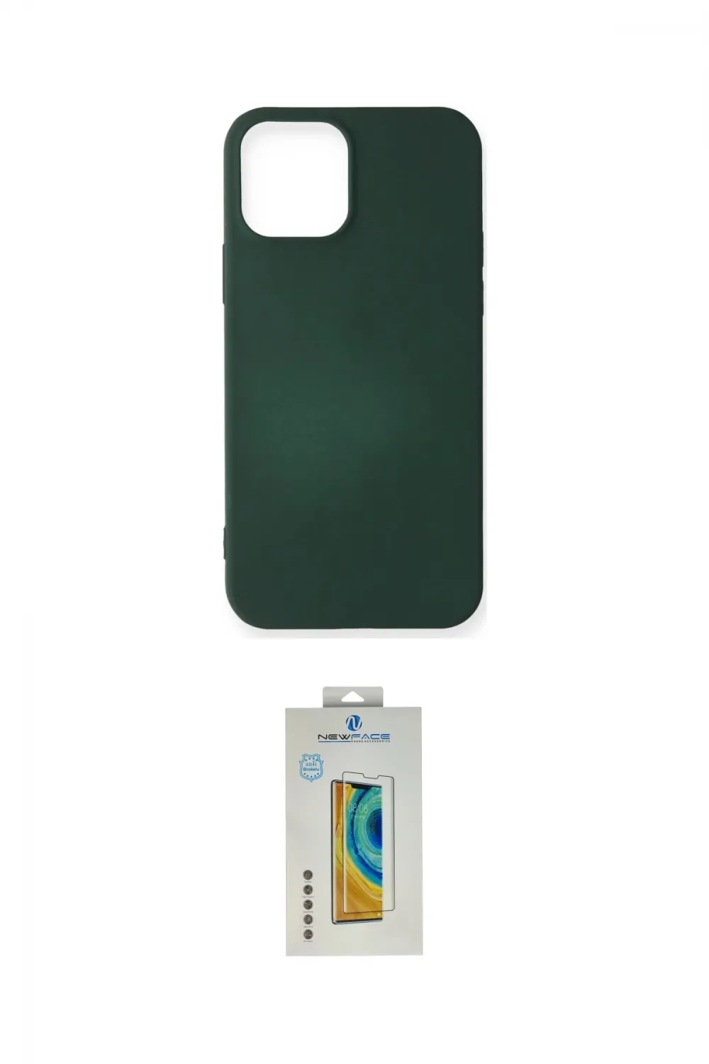ieg™ iPhone 12 Mini Kılıf Kozmos Yansıma Özel Seri - Siyah Polymer Nano Ekran Koruyucu