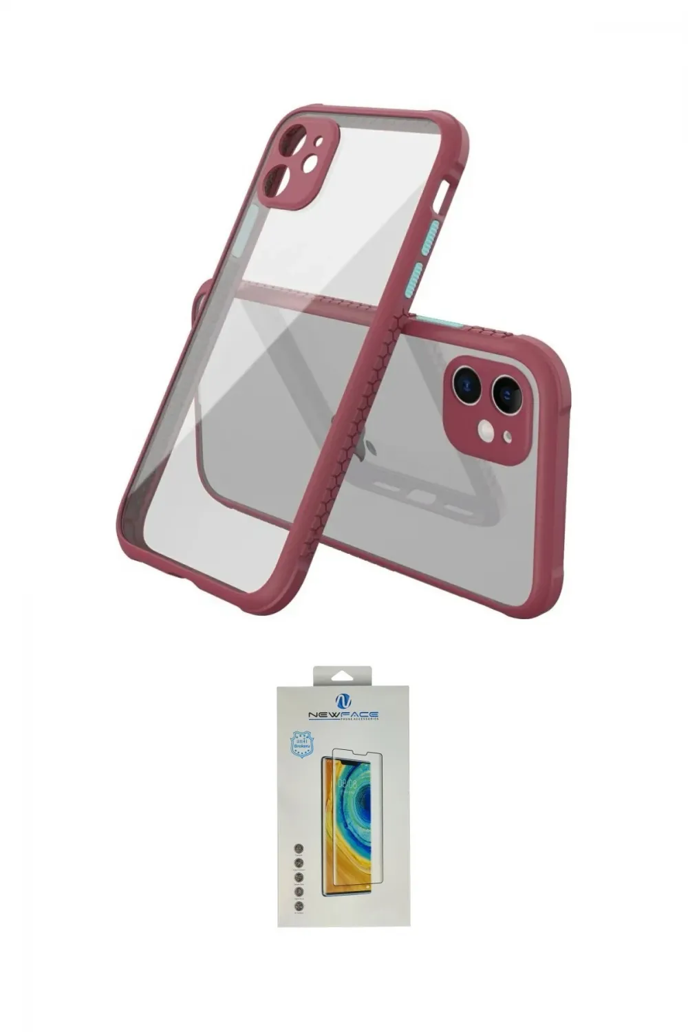 ieg™ iPhone 12 Mini Kılıf Nova Asil Özel Seri - Siyah Polymer Nano Ekran Koruyucu