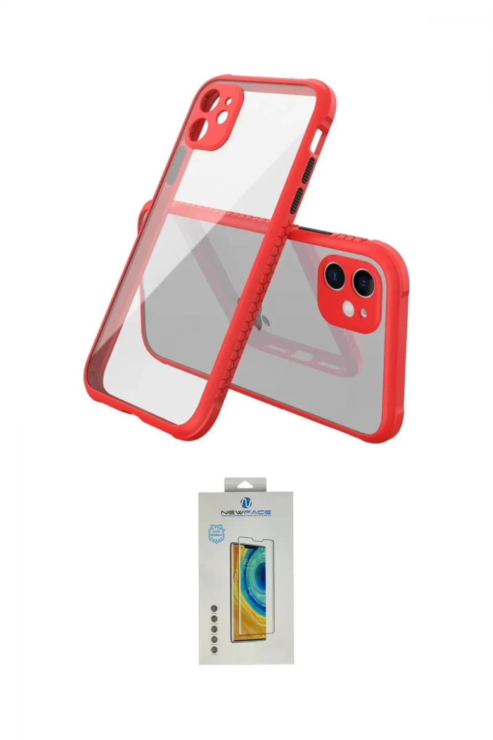 ieg™ iPhone 12 Mini Kılıf Nova Asil Özel Seri - Siyah Polymer Nano Ekran Koruyucu