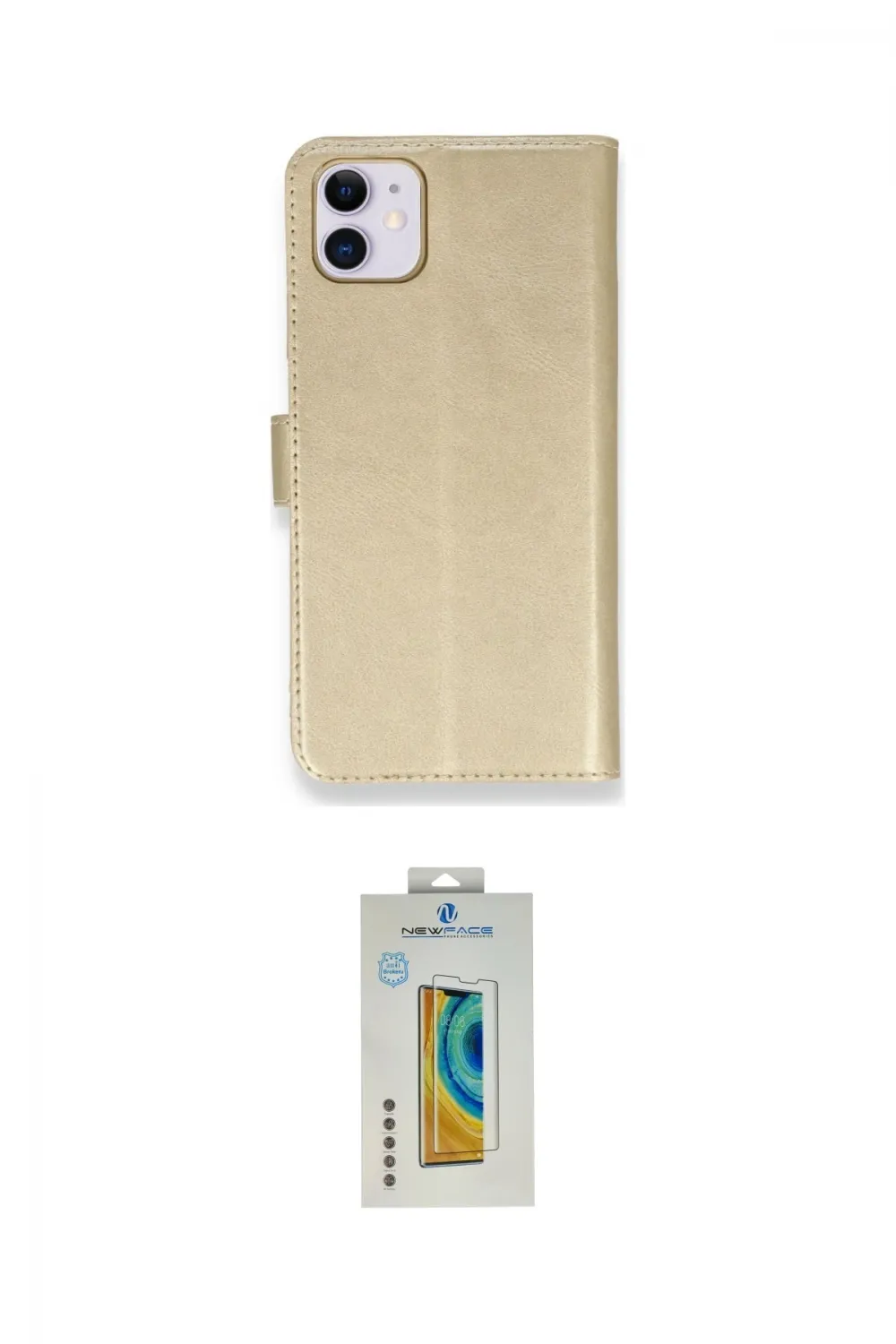 ieg™ iPhone 12 Mini Kılıf Siluet Işık Serisi - Siyah Polymer Nano Ekran Koruyucu