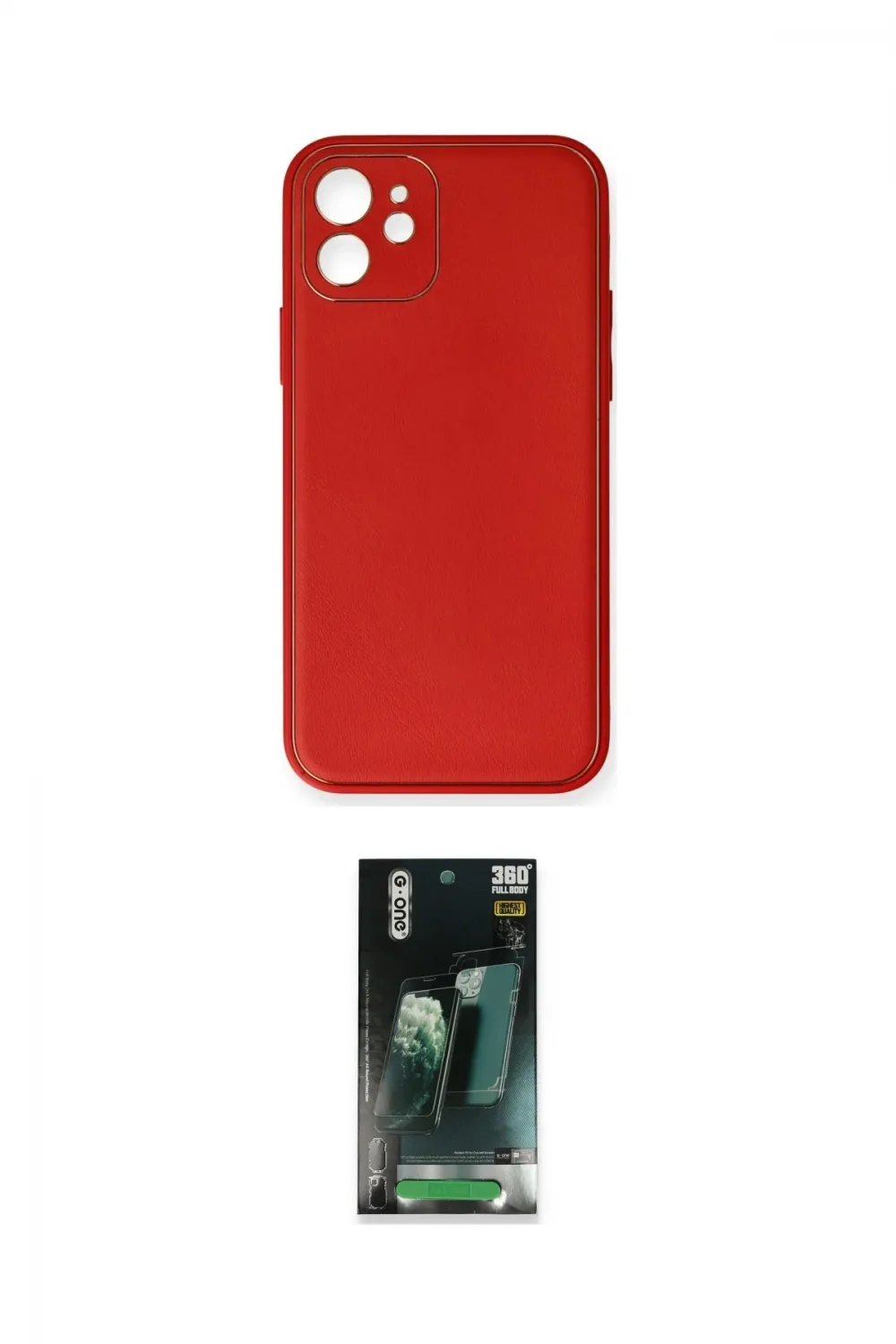 ieg™ iPhone 12 Mini Kılıf Yadigar Klasik - Şeffaf 360 Full Body Arka Koruyucu