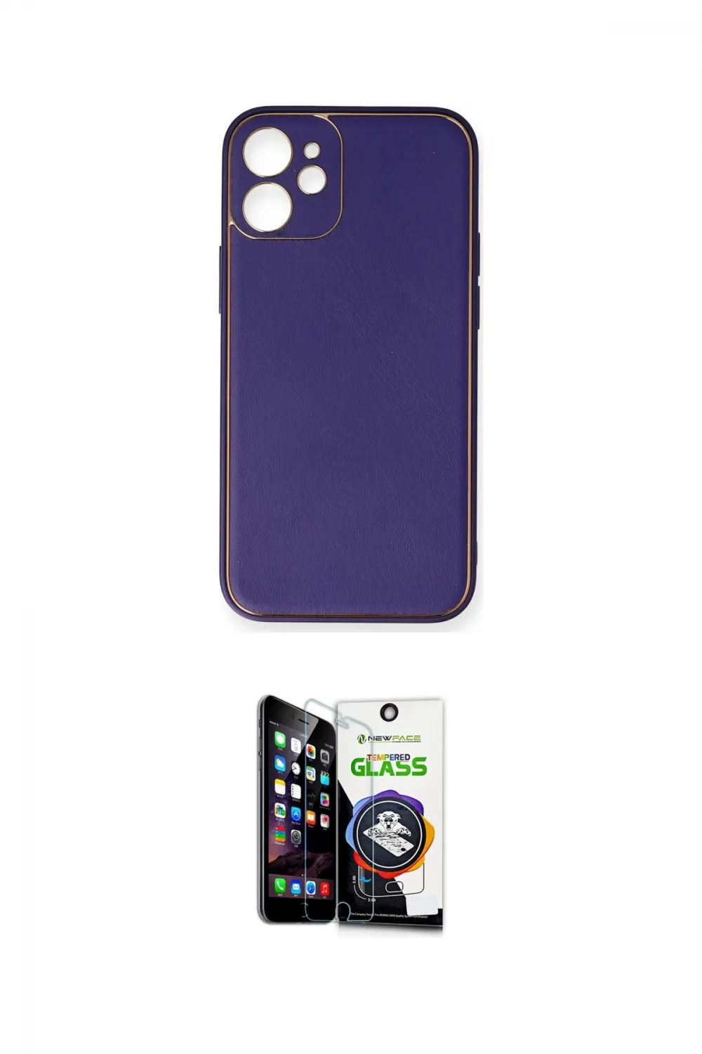 ieg™ iPhone 12 Mini Kılıf Yadigar Klasik - Şeffaf Temperli Cam Ekran Koruyucu