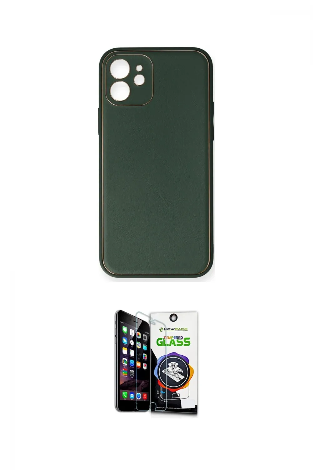 ieg™ iPhone 12 Mini Kılıf Yadigar Klasik - Şeffaf Temperli Cam Ekran Koruyucu