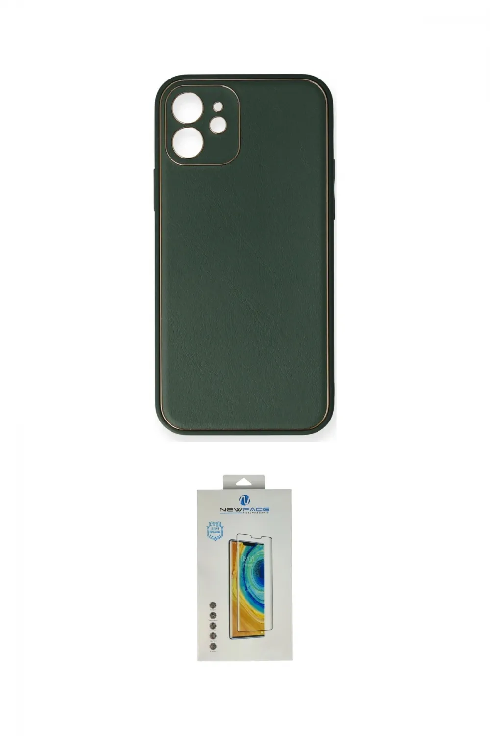 ieg™ iPhone 12 Mini Kılıf Yadigar Klasik - Siyah Polymer Nano Ekran Koruyucu