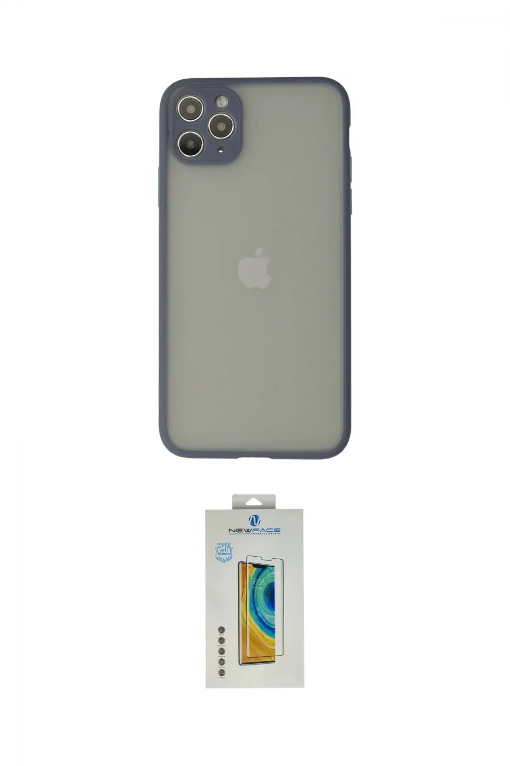 ieg™ iPhone 12 Pro Kılıf Ahenk Çizgi Serisi - Siyah Polymer Nano Ekran Koruyucu