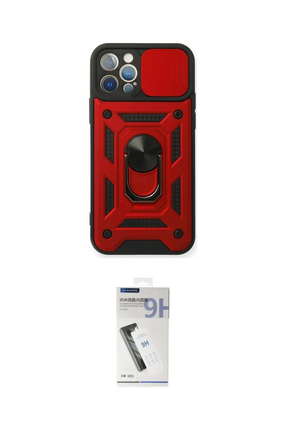 ieg™ iPhone 12 Pro Kılıf Ahenk Klasik - Şeffaf Uv Polymer Nano Ekran Koruyucu