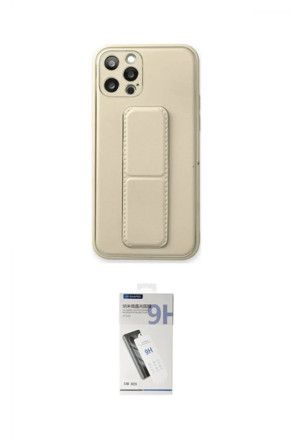 ieg™ iPhone 12 Pro Kılıf Akış Doku - Şeffaf Uv Polymer Nano Ekran Koruyucu